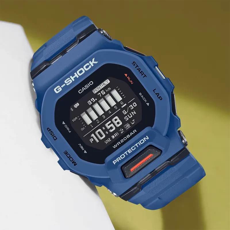 Casio G-Shock Men’s Digital Dial Bluetooth G-Squad Watch | GBD-200-2DR